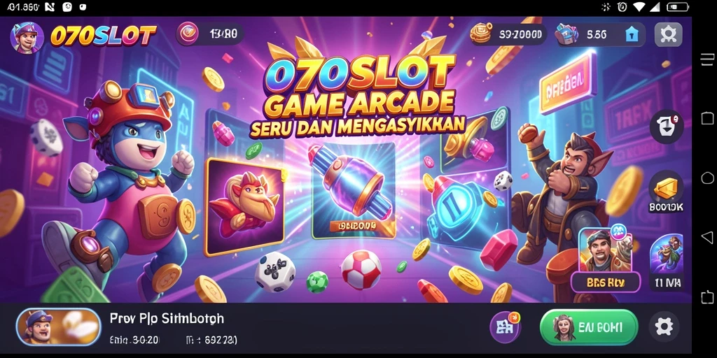 Screenshot gameplay 070SLOT yang menampilkan serunya permainan Arcade.