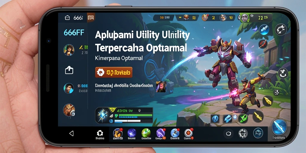 Screenshot utama 666FF menampilkan antarmuka pembersihan cache yang intuitif.