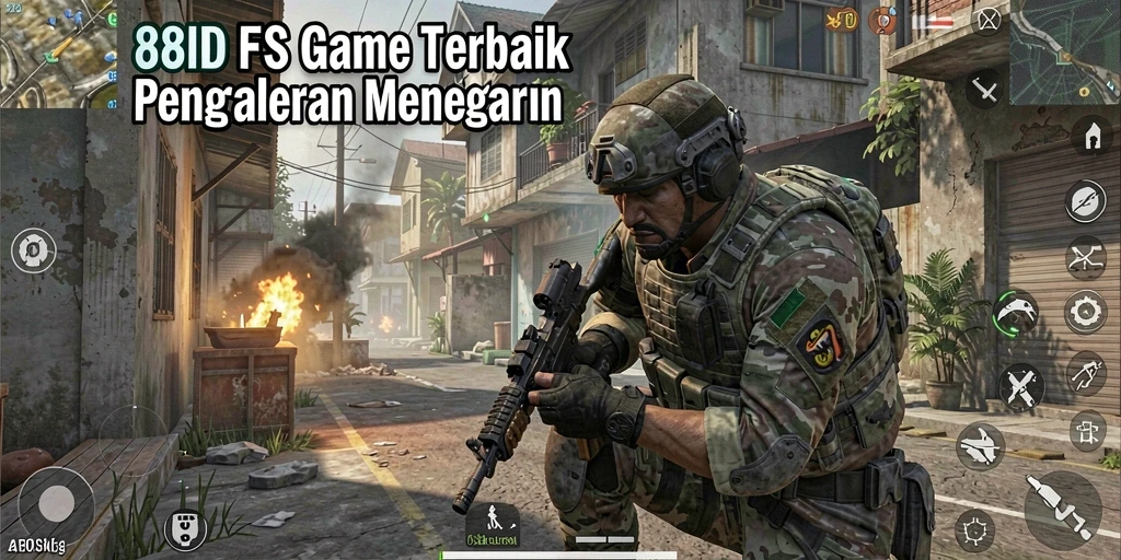 Tangkapan layar dari aksi mendebarkan dalam 88ID FPS.