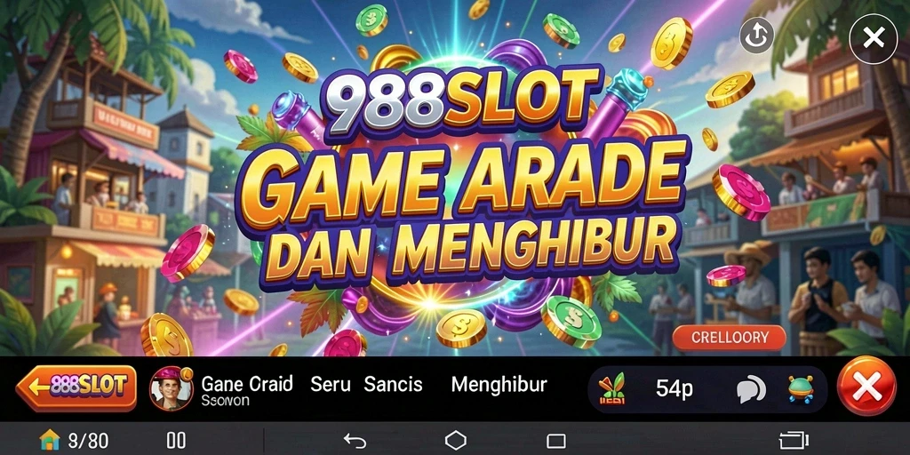 Gameplay seru dan menantang dari 988SLOT di layar.