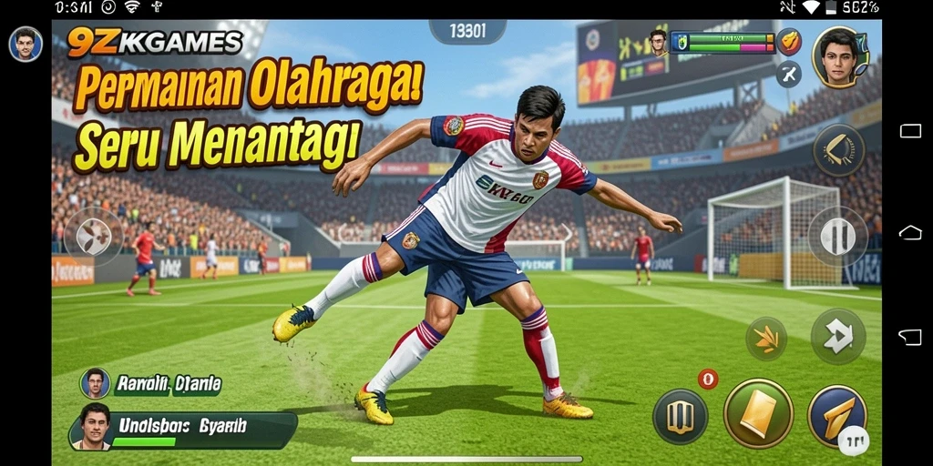 Tampilan gameplay seru dan interaktif dari 9ZKGAMES.
