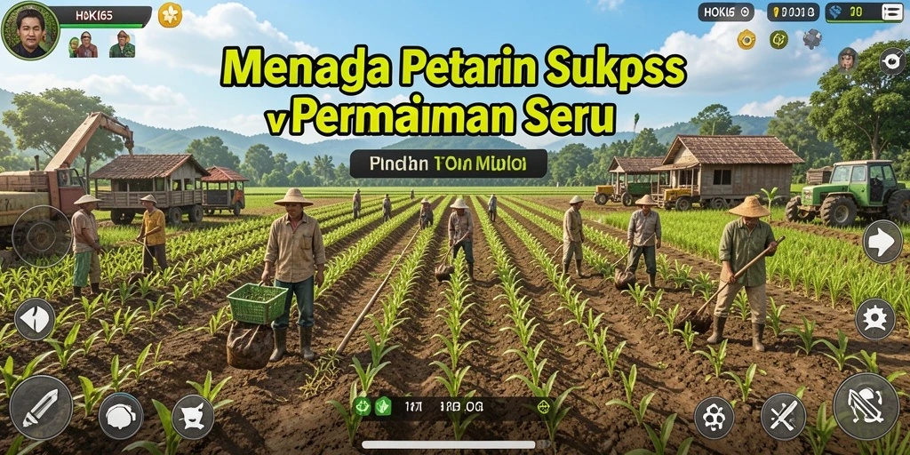 Tampilan gameplay HOKI65 yang menarik menjadikan pertanian lebih seru dan menyenangkan.