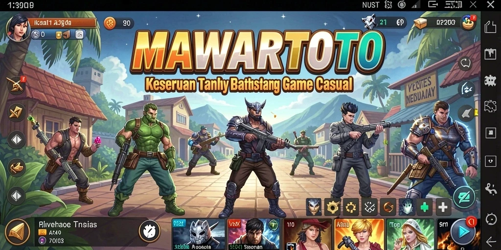 Screenshot gameplay MAWARTOTO menampilkan suasana bermain yang ceria.