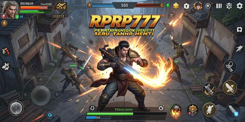 Gameplay pertarungan seru dan karakter yang unik di RPRP777.