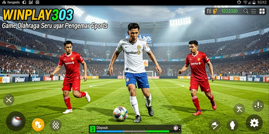 Tampilan menarik gameplay WINPLAY303 dengan aksi olahraga yang mendebarkan.