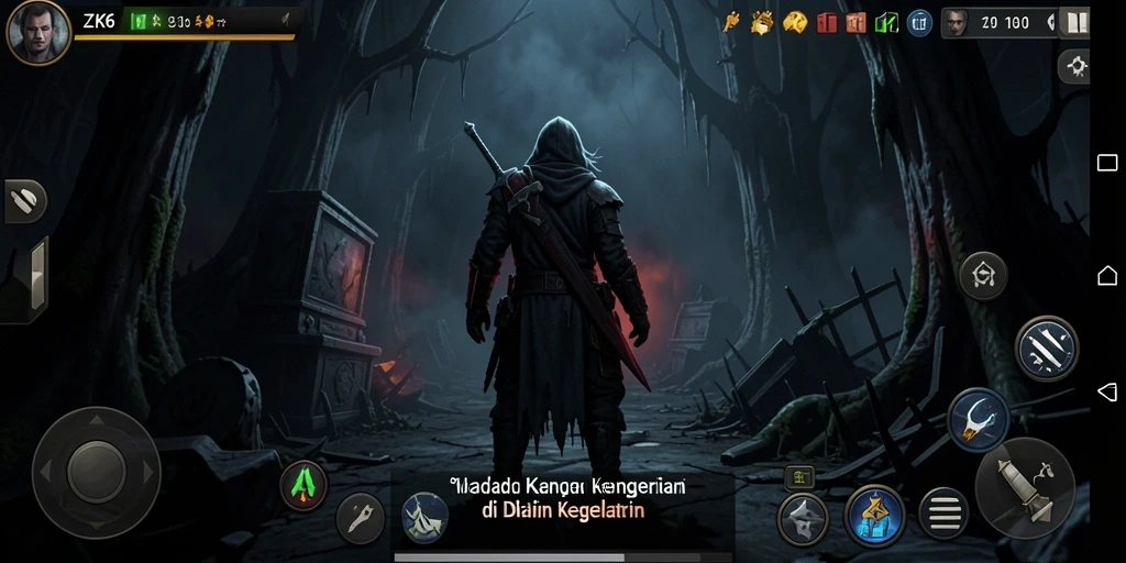 Penggambaran gameplay ZK6 yang mencekam dan penuh ketegangan.